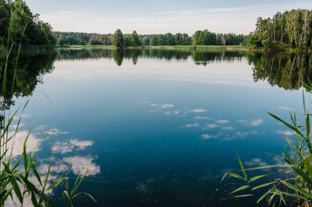 tranquil landscape at a lake with the vibrant blu 2025 01 09 03 07 44 utc 1